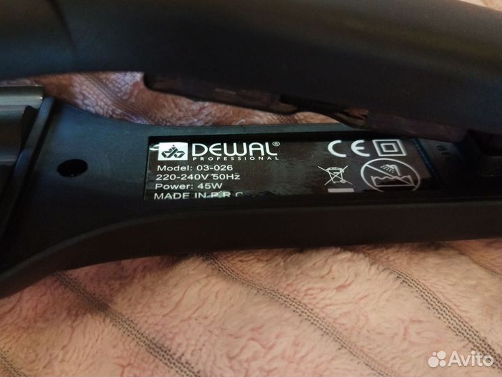 Утюжок для волос гафре Dewal pro wave