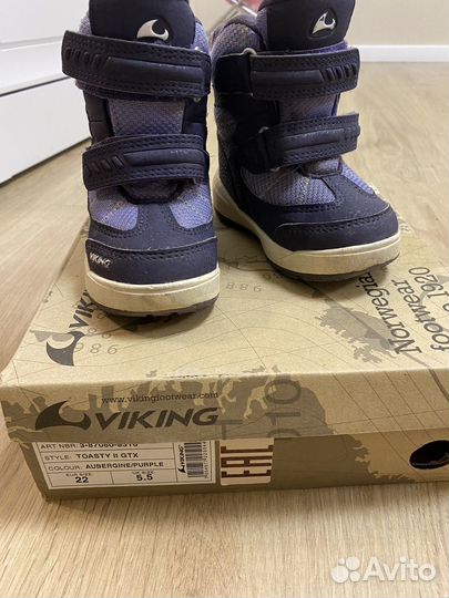 Зимние детские сапоги viking 22