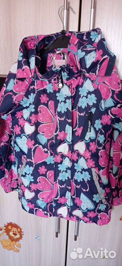 Куртка демисезонная для девочки р 128