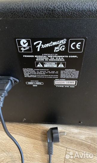Комбоусилитель Fender Frontman 15G