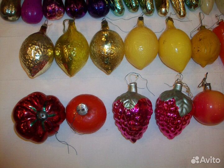 Ёлочные игрушки СССР Германия 50-60 гг. Винтаж от