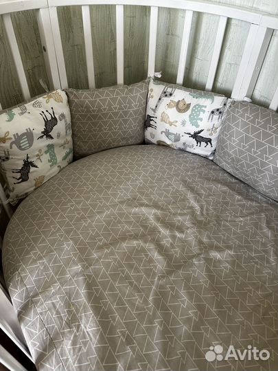 Бортики в детскую кроватку