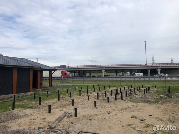 Ручной и механический монтаж сваи