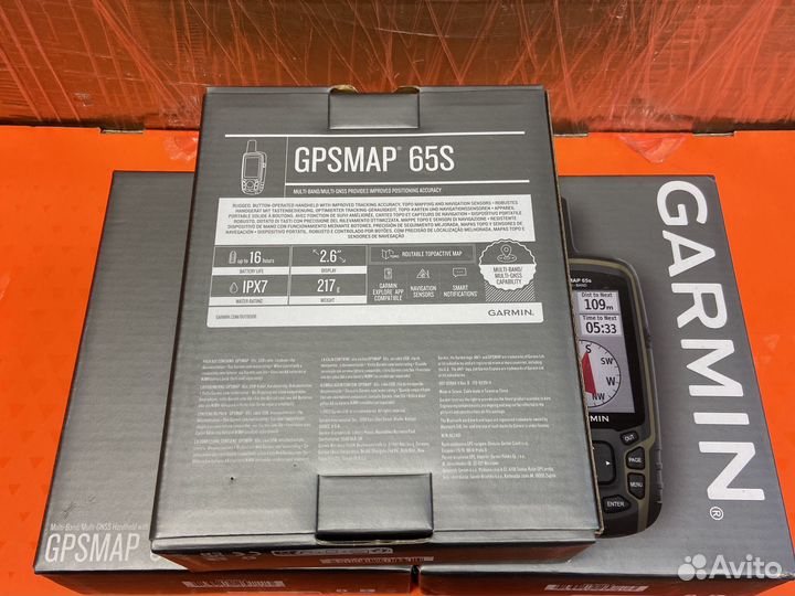 Туристический навигатор garmin gpsmap 65s