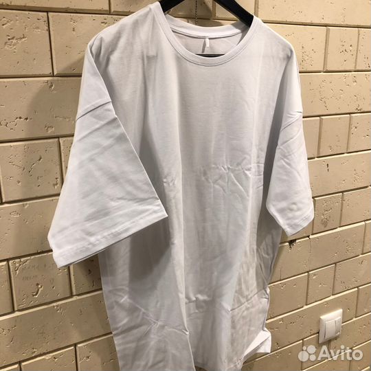 Футболка Белая хорошего качества оверсайз
