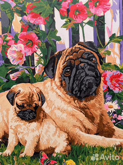 Картина по номерам готовая