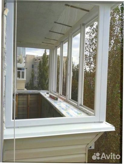 Пластиковое окно новое с установкой