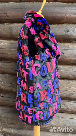 Жилетка из искусственного меха Versace