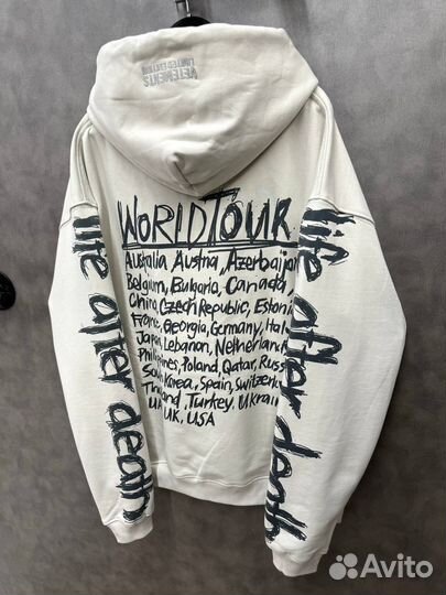 Vetements худи Worldtour