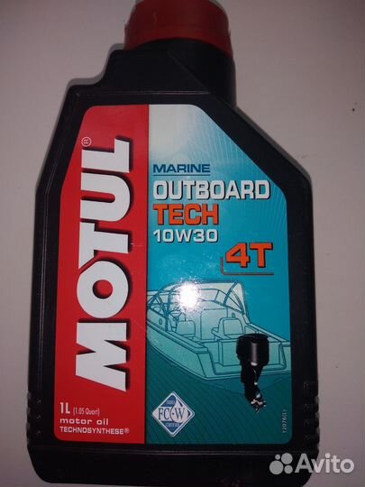 Моторное масло Motul Marin outboard Tech 10w-30 4T