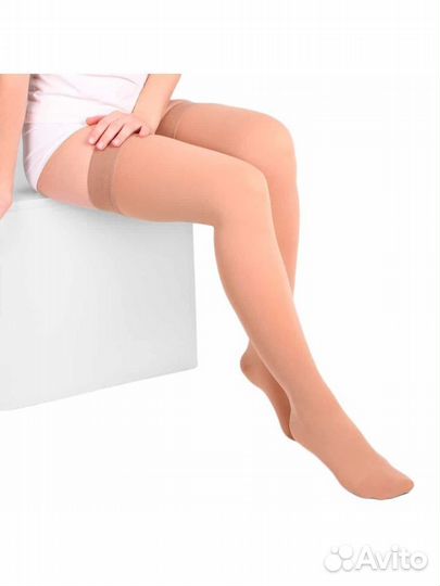 Чулки копрессионные полупрозрачные, smartleg