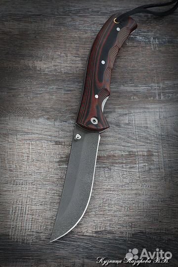 Нож складной Корсак сталь Х12мф накладки микарта к