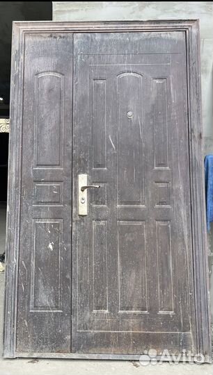 Дверь входная железная уличная бу