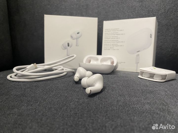 Airpods pro 2 оригиналые с кабелем type-c