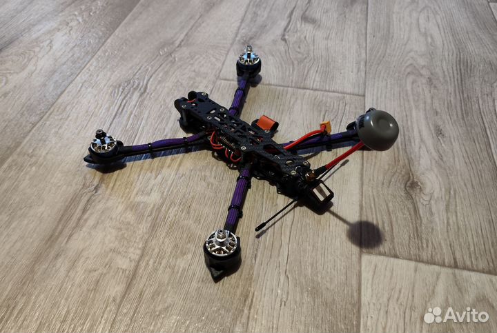FPV квадрокоптер дальнолет 7