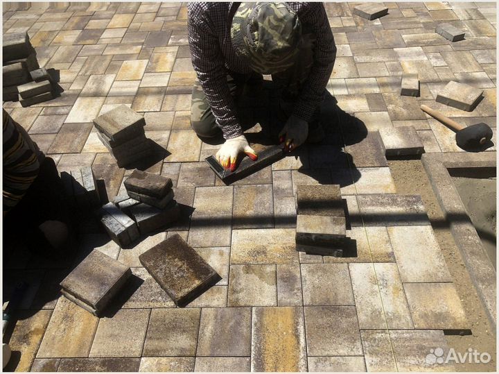 Тротуарная плитка без посредников от 120 м2