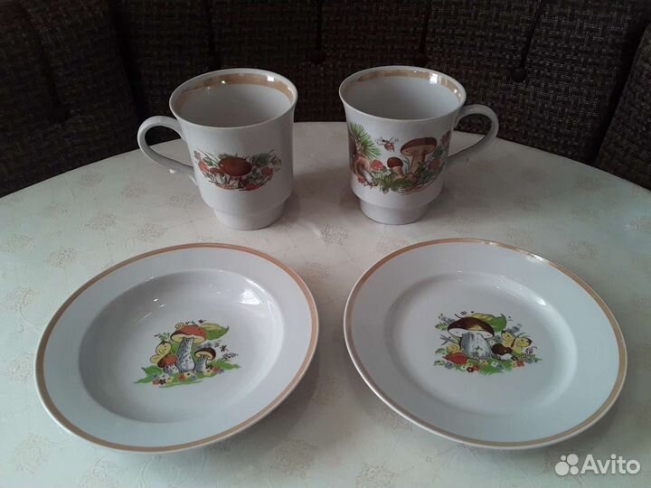 Тарелки зик дулева гдр кружки
