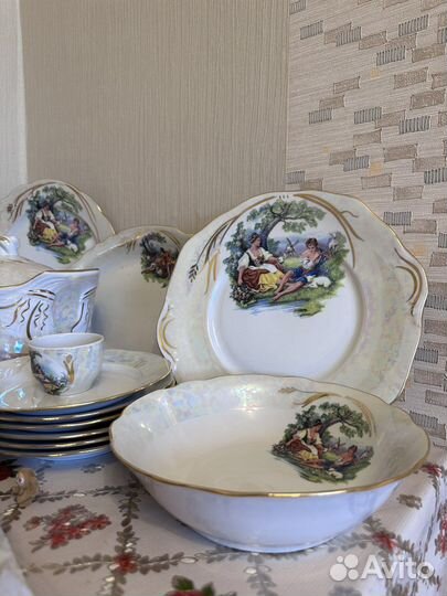 Сервиз столовый «Пастух и пастушка»
