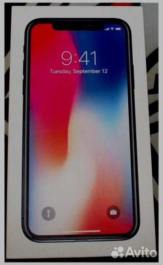 Коробочка от Apple iPhone Х 256GB Space Gray