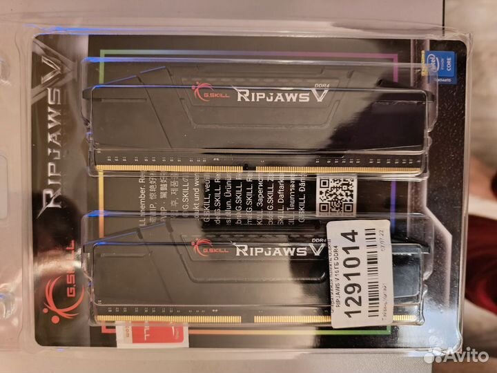 Оперативная память G.Skill Ripjaws V 16 гб