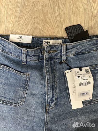 Джинсы zara женские 38