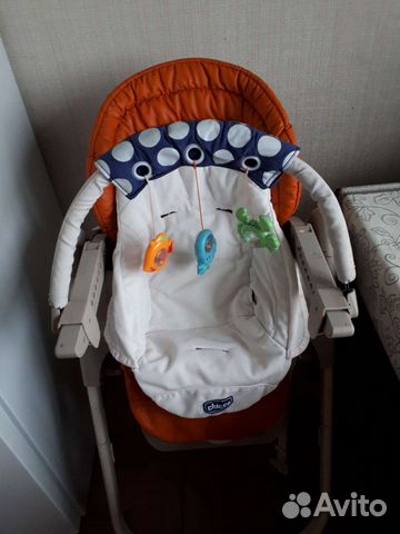 Стульчик для кормления chicco polly magic