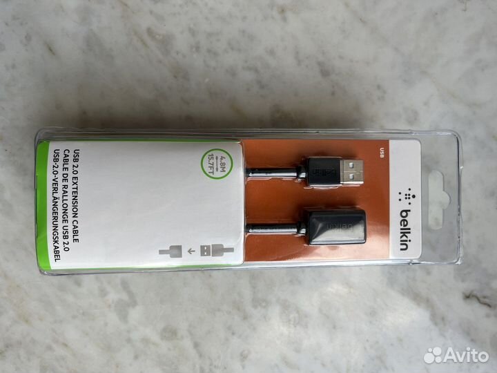 Кабель Usb 2.0 4,8м