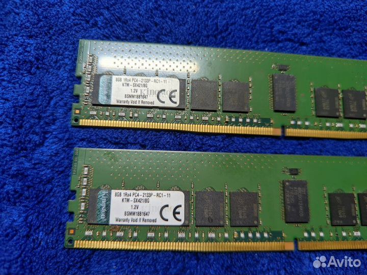 8GB ddr4 Kingston ECC REG Оперативная память озу