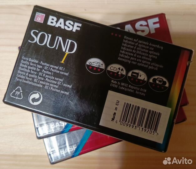Аудиокассеты кассеты Basf sound I 90