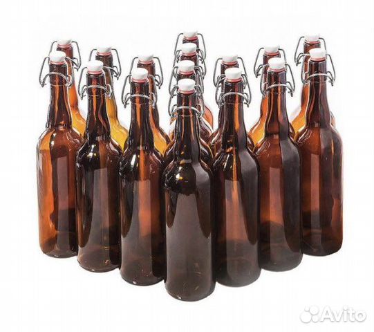 Бутылка с бугельной пробкой 0.5, 0,75, 1 литр