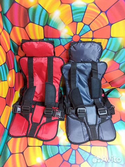 Детское бескаркасное автокресло от 3 - 12 лет