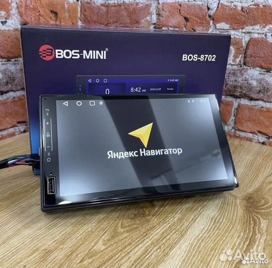 Магнитола BOS mini 8702 2Din