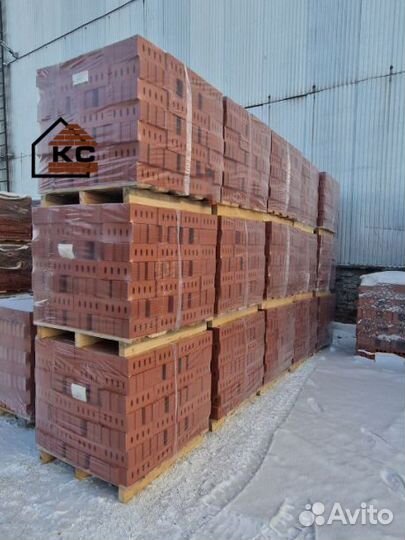 Кирпич керамический одинарный полнотелый