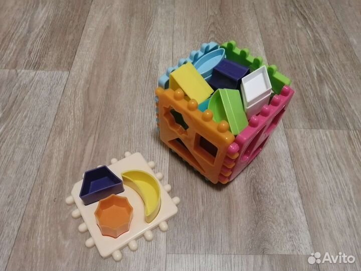 Кубик сортер развивающий