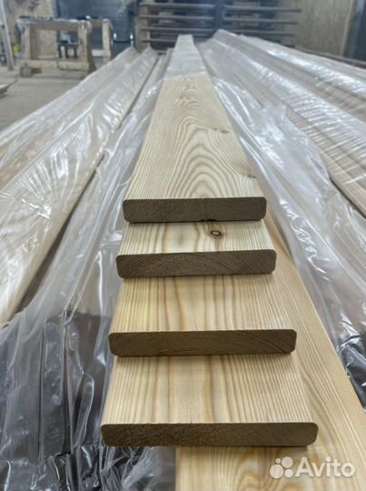 Планкен Прямой для обшивки дом/дачи 20х120х4000мм