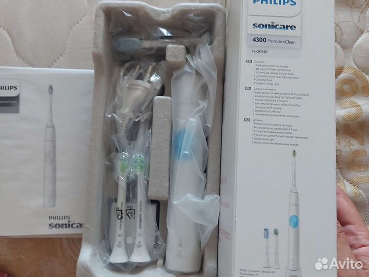 Электрическая зубная щетка philips sonicare