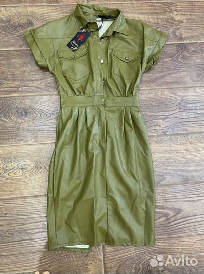 Новое платье из эко-кожи 42-44