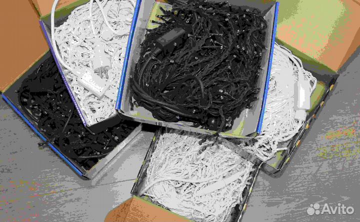 Гирлянда бахрома 25м