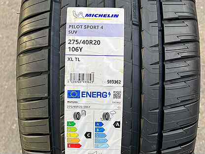 Michelin Pilot Sport 4 SUV 275/40 R20 106Y
