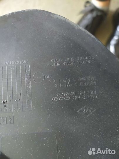 Консоль МКПП renault logan 2