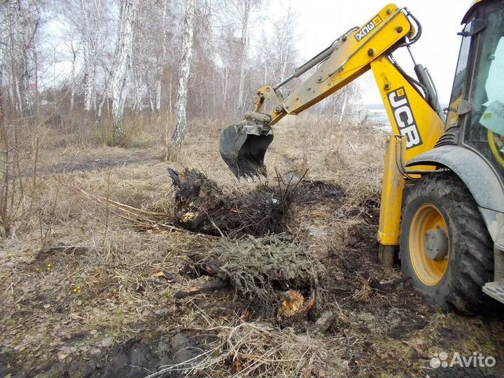 Раскорчевка участков