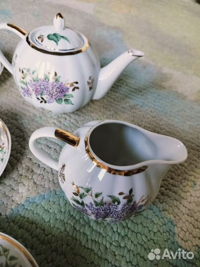 Сервиз чайный сирень дулево