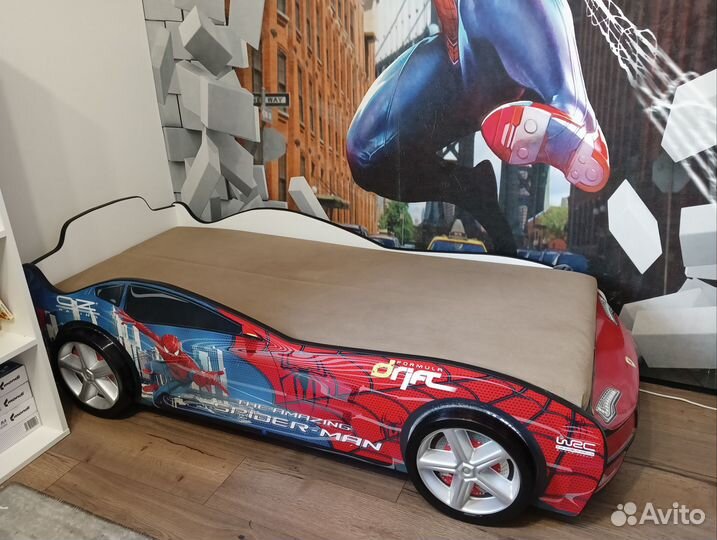 Детская кровать машинка бу