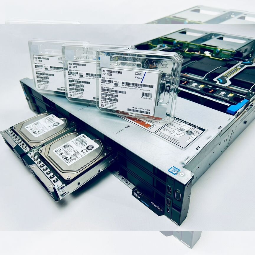 [R740XD] Сервер Dell 12lff Xeon Gold 6144 Nvme Intel R740xd