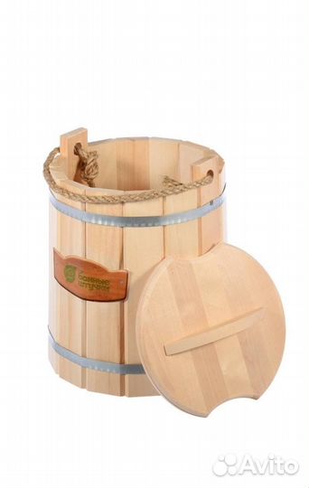 Ведро запарник с крышкой банное 9 и 18л новое