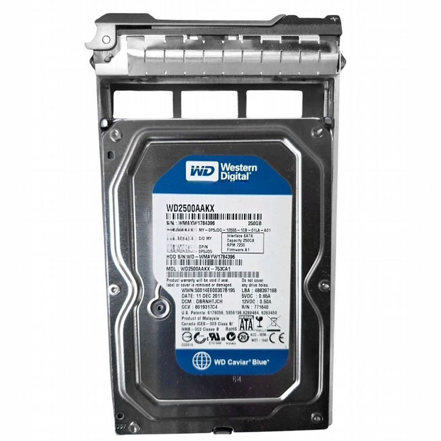[P5JDG] Жесткий Диск Dell250gb Sata3 3,5" Hdd