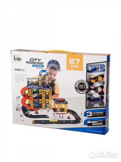 Детская парковка/гараж для машинок