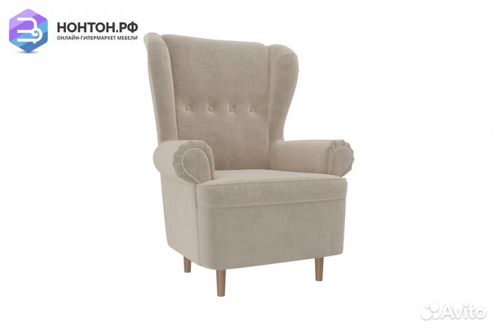Кресло Торин велюр бежевый