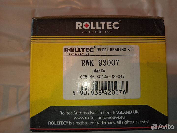 Подшипник ступицы передней Mazda 3, 6, Kia Spectra