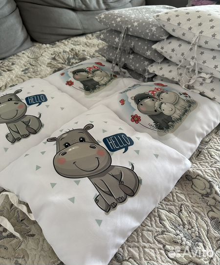 Бортики в детскую кроватку